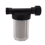 G3/4 Garden Hose Filter Water Pump Strainer Filter Stainless Steel Filter Screen Transparent Design Garden Hose Sediment Filter