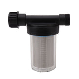 G3/4 Garden Hose Filter Water Pump Strainer Filter Stainless Steel Filter Screen Transparent Design Garden Hose Sediment Filter