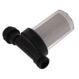 G3/4 Garden Hose Filter Water Pump Strainer Filter Stainless Steel Filter Screen Transparent Design Garden Hose Sediment Filter