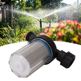 G3/4 Garden Hose Filter Water Pump Strainer Filter Stainless Steel Filter Screen Transparent Design Garden Hose Sediment Filter