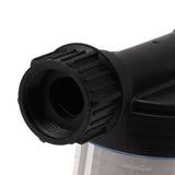 G3/4 Garden Hose Filter Water Pump Strainer Filter Stainless Steel Filter Screen Transparent Design Garden Hose Sediment Filter