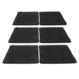 6 Pcs Chicken Nesting Box Pads PE Chicken Nesting Pads for Coop Chicken Egg Laying Accessory Black