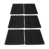 6 Pcs Chicken Nesting Box Pads PE Chicken Nesting Pads for Coop Chicken Egg Laying Accessory Black