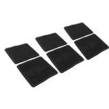 6 Pcs Chicken Nesting Box Pads PE Chicken Nesting Pads for Coop Chicken Egg Laying Accessory Black - Rear View
