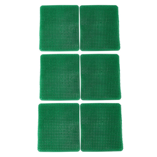 6 Pcs Chicken Nesting Box Pads PE Chicken Nesting Pads for Coop Chicken Egg Laying Accessory Green