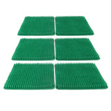 6 Pcs Chicken Nesting Box Pads PE Chicken Nesting Pads for Coop Chicken Egg Laying Accessory Green