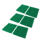 6 Pcs Chicken Nesting Box Pads PE Chicken Nesting Pads for Coop Chicken Egg Laying Accessory Green