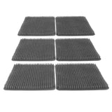 6 Pcs Chicken Nesting Box Pads PE Chicken Nesting Pads for Coop Chicken Egg Laying Accessory Grey