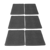 6 Pcs Chicken Nesting Box Pads PE Chicken Nesting Pads for Coop Chicken Egg Laying Accessory Grey