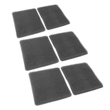 6 Pcs Chicken Nesting Box Pads PE Chicken Nesting Pads for Coop Chicken Egg Laying Accessory Grey