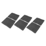 6 Pcs Chicken Nesting Box Pads PE Chicken Nesting Pads for Coop Chicken Egg Laying Accessory Grey - Close-Up Angle