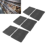 6 Pcs Chicken Nesting Box Pads PE Chicken Nesting Pads for Coop Chicken Egg Laying Accessory Grey