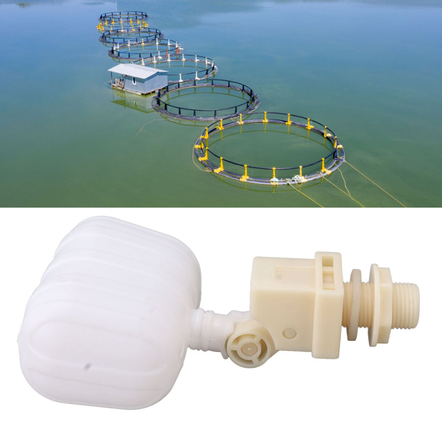 G1/2 Male Thread Float Ball Valve Plastic Water Tank Float Ball Valve for Livestock Aquariums