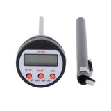 Digital Probe Thermometer High Accuracy Portable Digital Meat Food Grill BBQ Cooking Kitchen Thermometer - Low Angle