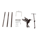 Wind Spinners Iron Hummingbird Metal Windmill Wind Sculpture for Outdoor Lawn Yard Patio Garden Ornaments
