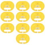 10 Pcs Calf Weaner Spring Lock High Tensile Strength Lengthened Widened PP Calf Nose Thorn Milk Sucking Preventer