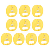 10 Pcs Calf Weaner Spring Lock High Tensile Strength Lengthened Widened PP Calf Nose Thorn Milk Sucking Preventer