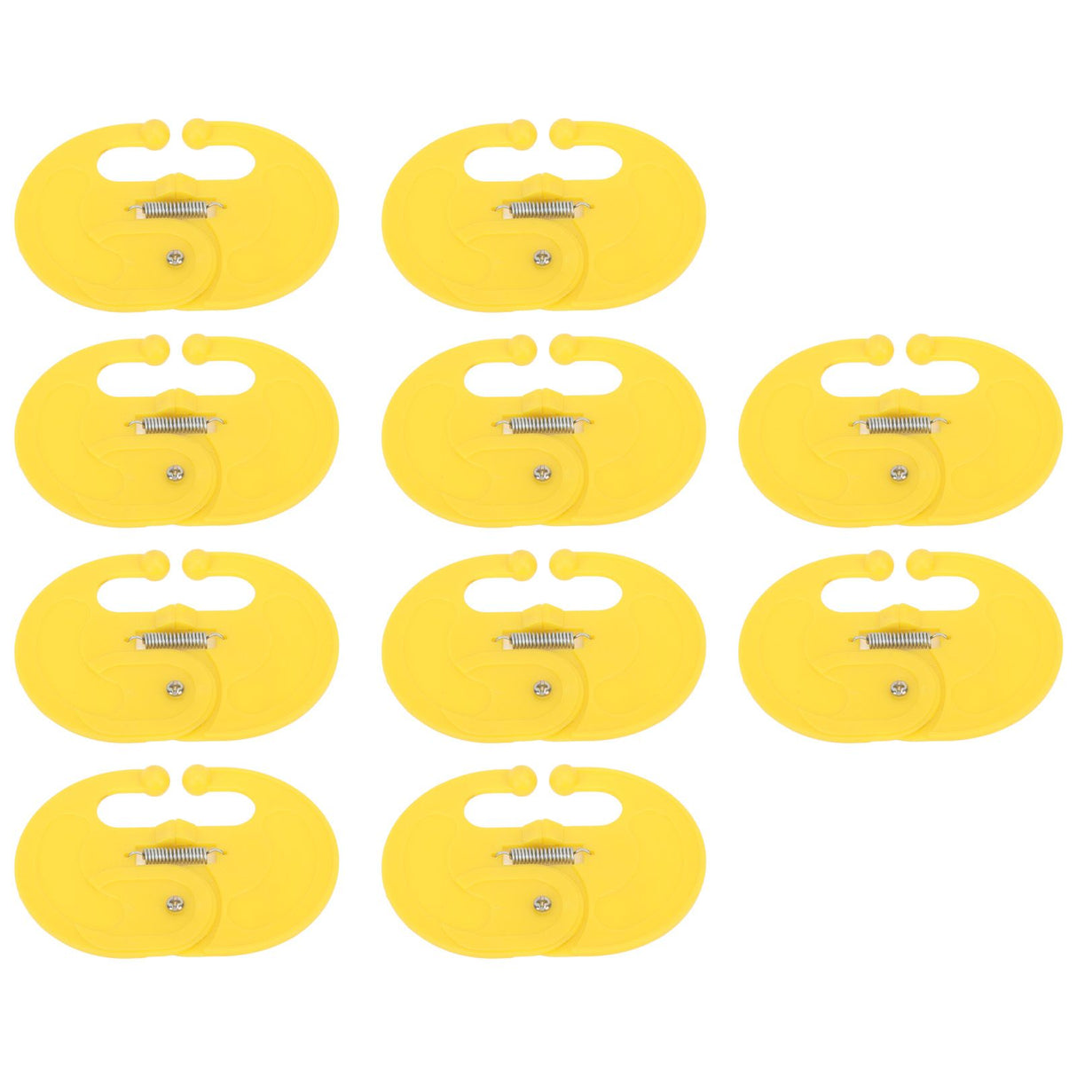 10 Pcs Calf Weaner Spring Lock High Tensile Strength Lengthened Widened PP Calf Nose Thorn Milk Sucking Preventer