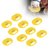 10 Pcs Calf Weaner Spring Lock High Tensile Strength Lengthened Widened PP Calf Nose Thorn Milk Sucking Preventer