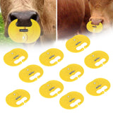 10 Pcs Calf Weaner Spring Lock High Tensile Strength Lengthened Widened PP Calf Nose Thorn Milk Sucking Preventer - Extra Image