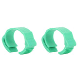 100pcs Chicken Identification Leg Bands Adjustable DIY Clip On Duck Bands for Geese Pigeons Green - Extra Image