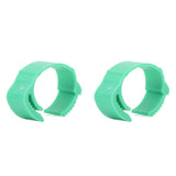 100pcs Chicken Identification Leg Bands Adjustable DIY Clip On Duck Bands for Geese Pigeons Green - Extra Image