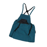 Harvest Bag Fruit Picking Apron Large Capacity Oxford Cloth Quick Release Garden Pouch for Orchard Garden Farm Blue Green