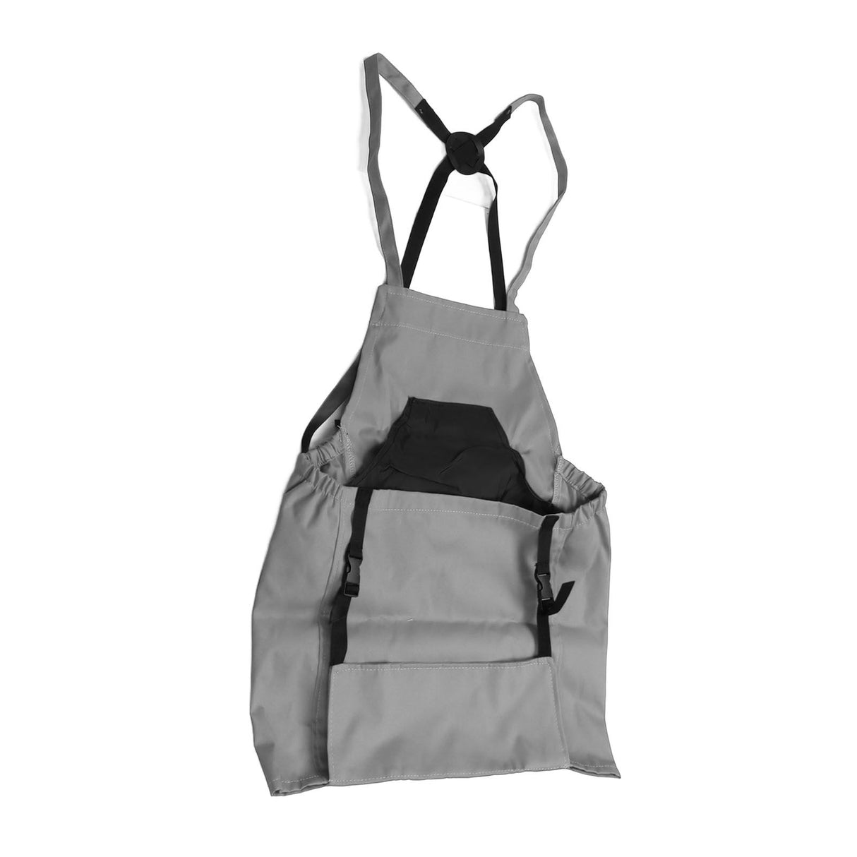 Harvest Bag Fruit Picking Apron Large Capacity Oxford Cloth Quick Release Garden Pouch for Orchard Garden Farm Grey
