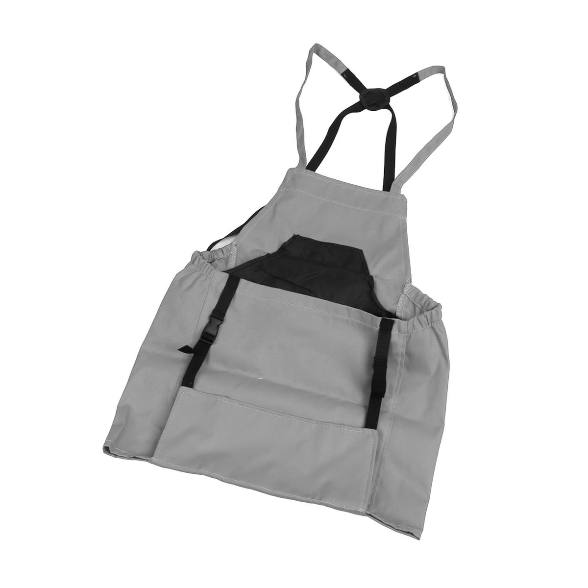 Harvest Bag Fruit Picking Apron Large Capacity Oxford Cloth Quick Release Garden Pouch for Orchard Garden Farm Grey