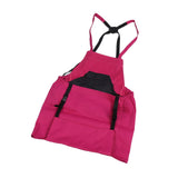 Harvest Bag Fruit Picking Apron Large Capacity Oxford Cloth Quick Release Garden Pouch for Orchard Garden Farm Rose Red - Close-Up Angle