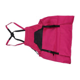 Harvest Bag Fruit Picking Apron Large Capacity Oxford Cloth Quick Release Garden Pouch for Orchard Garden Farm Rose Red - Low Angle