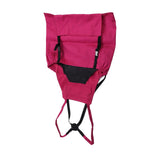 Harvest Bag Fruit Picking Apron Large Capacity Oxford Cloth Quick Release Garden Pouch for Orchard Garden Farm Rose Red