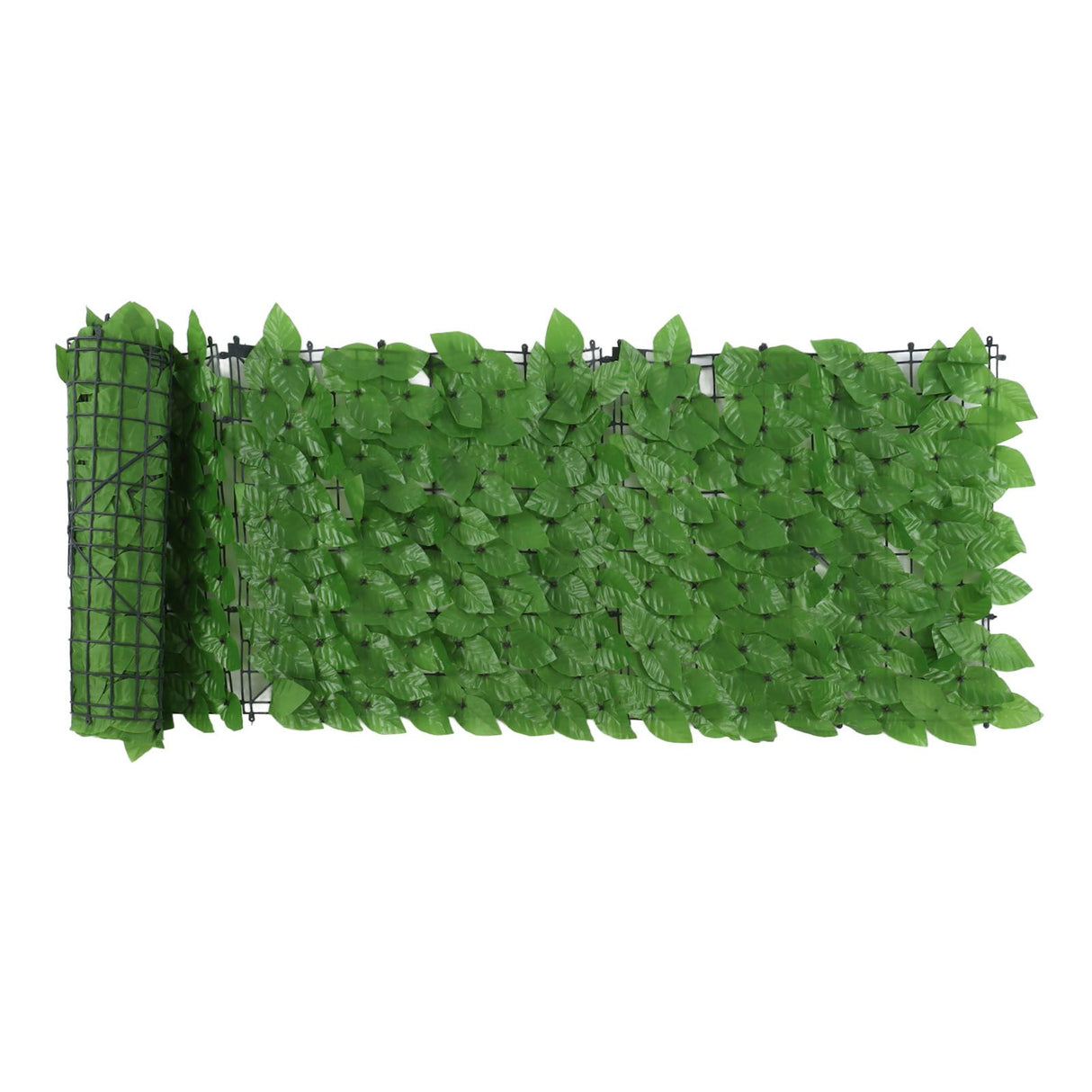 Faux Leaf Hedge Simulation Prevent Leaves Falling Off Decorative Artificial Fence Screen for Balcony Courtyard Emerald Green Epipremnum Aureum Leaf 0.5x3 Meters