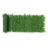 Faux Leaf Hedge Simulation Prevent Leaves Falling Off Decorative Artificial Fence Screen for Balcony Courtyard Emerald Green Epipremnum Aureum Leaf 0.5x3 Meters