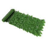 Faux Leaf Hedge Simulation Prevent Leaves Falling Off Decorative Artificial Fence Screen for Balcony Courtyard Emerald Green Epipremnum Aureum Leaf 0.5x3 Meters