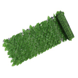 Faux Leaf Hedge Simulation Prevent Leaves Falling Off Decorative Artificial Fence Screen for Balcony Courtyard Emerald Green Epipremnum Aureum Leaf 0.5x3 Meters