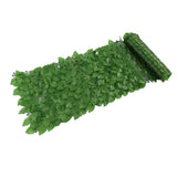 Faux Leaf Hedge Simulation Prevent Leaves Falling Off Decorative Artificial Fence Screen for Balcony Courtyard Emerald Green Epipremnum Aureum Leaf 0.5x3 Meters