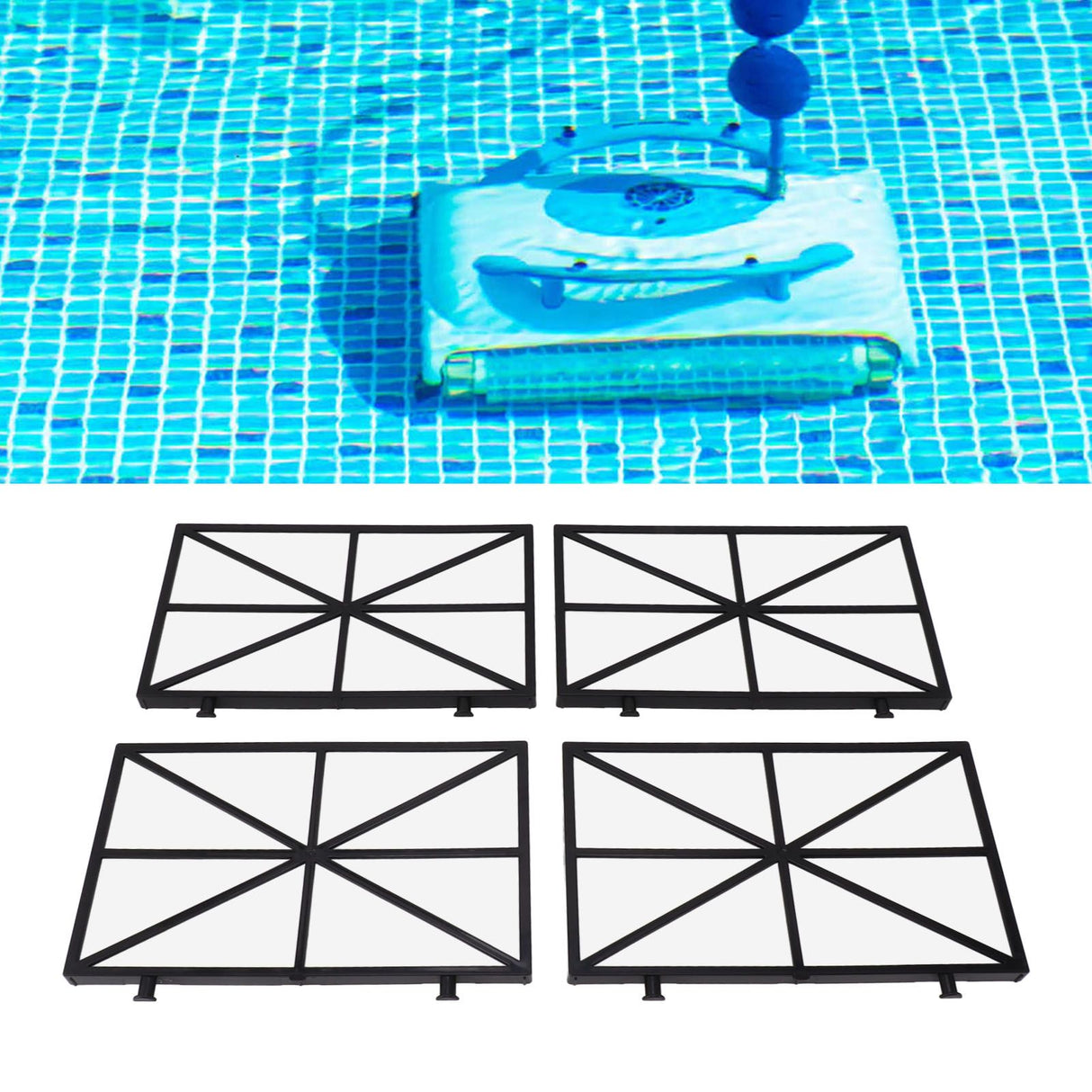 4Pcs 9991433 R4 Spring Filter Cartridges Replacement for M500 M200 M400 Robotic Pool Cleaner
