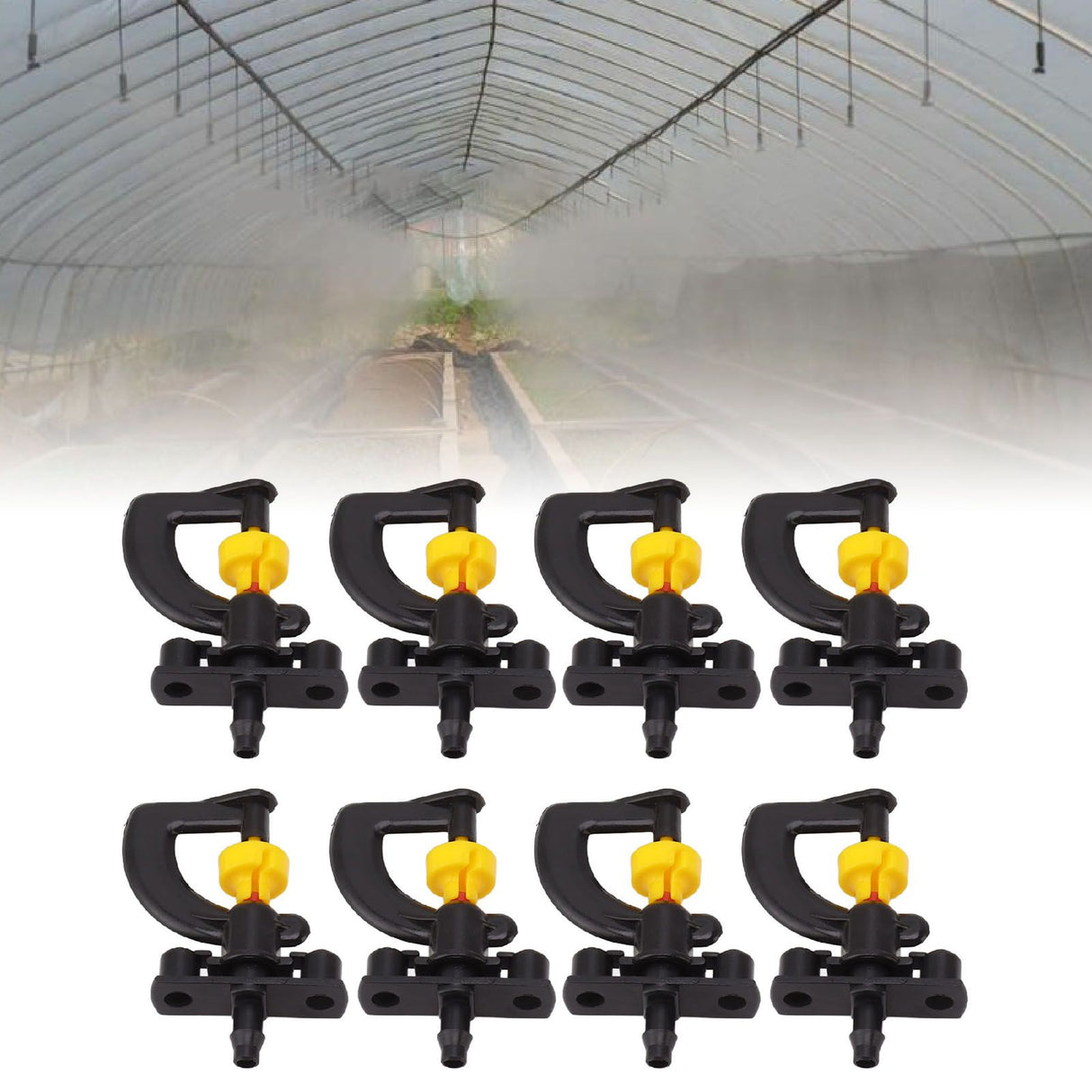 20pcs G Type Atomizing Nozzles Professional Humidification and Cooling Misting Nozzles for Farm Garden Outdoor Rotary Microspray
