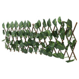 Artificial Hedges Fence Simulation Expandable Sun Protection Waterproof Artificial Topiary Hedge Plant for Garden Epipremnum Aureum Leaves - 45-Degree Angle