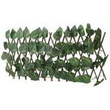 Artificial Hedges Fence Simulation Expandable Sun Protection Waterproof Artificial Topiary Hedge Plant for Garden Epipremnum Aureum Leaves - Low Angle