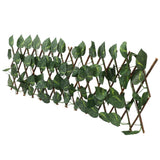 Artificial Hedges Fence Simulation Expandable Sun Protection Waterproof Artificial Topiary Hedge Plant for Garden Epipremnum Aureum Leaves - Extra Image