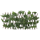 Artificial Hedges Fence Simulation Expandable Sun Protection Waterproof Artificial Topiary Hedge Plant for Garden Virginia Creeper Leaves