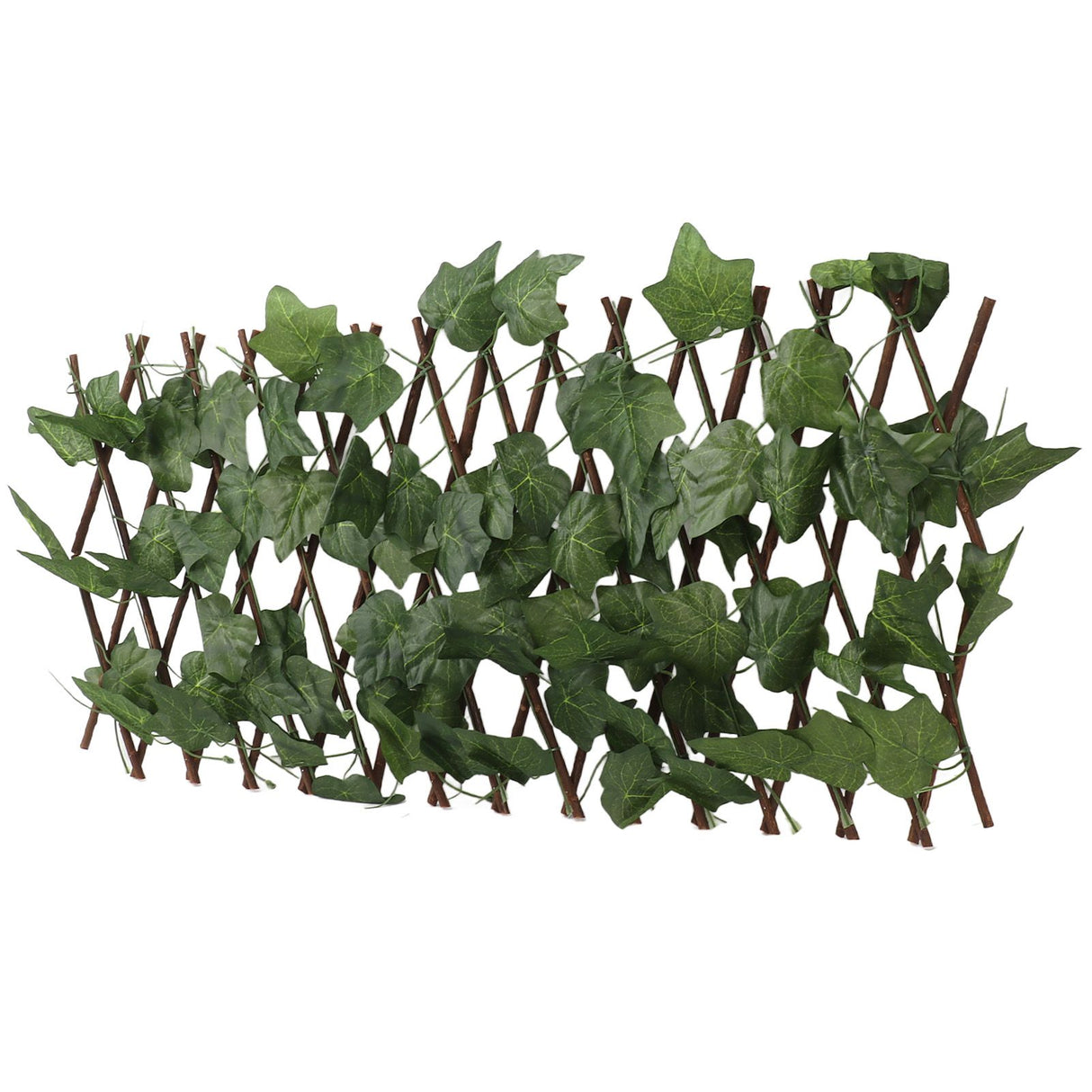 Artificial Hedges Fence Simulation Expandable Sun Protection Waterproof Artificial Topiary Hedge Plant for Garden Virginia Creeper Leaves