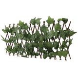 Artificial Hedges Fence Simulation Expandable Sun Protection Waterproof Artificial Topiary Hedge Plant for Garden Virginia Creeper Leaves