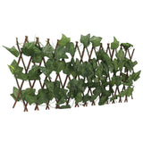 Artificial Hedges Fence Simulation Expandable Sun Protection Waterproof Artificial Topiary Hedge Plant for Garden Virginia Creeper Leaves - Extra Image