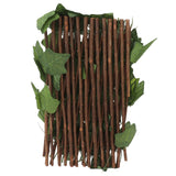 Artificial Hedges Fence Simulation Expandable Sun Protection Waterproof Artificial Topiary Hedge Plant for Garden Virginia Creeper Leaves - Extra Image