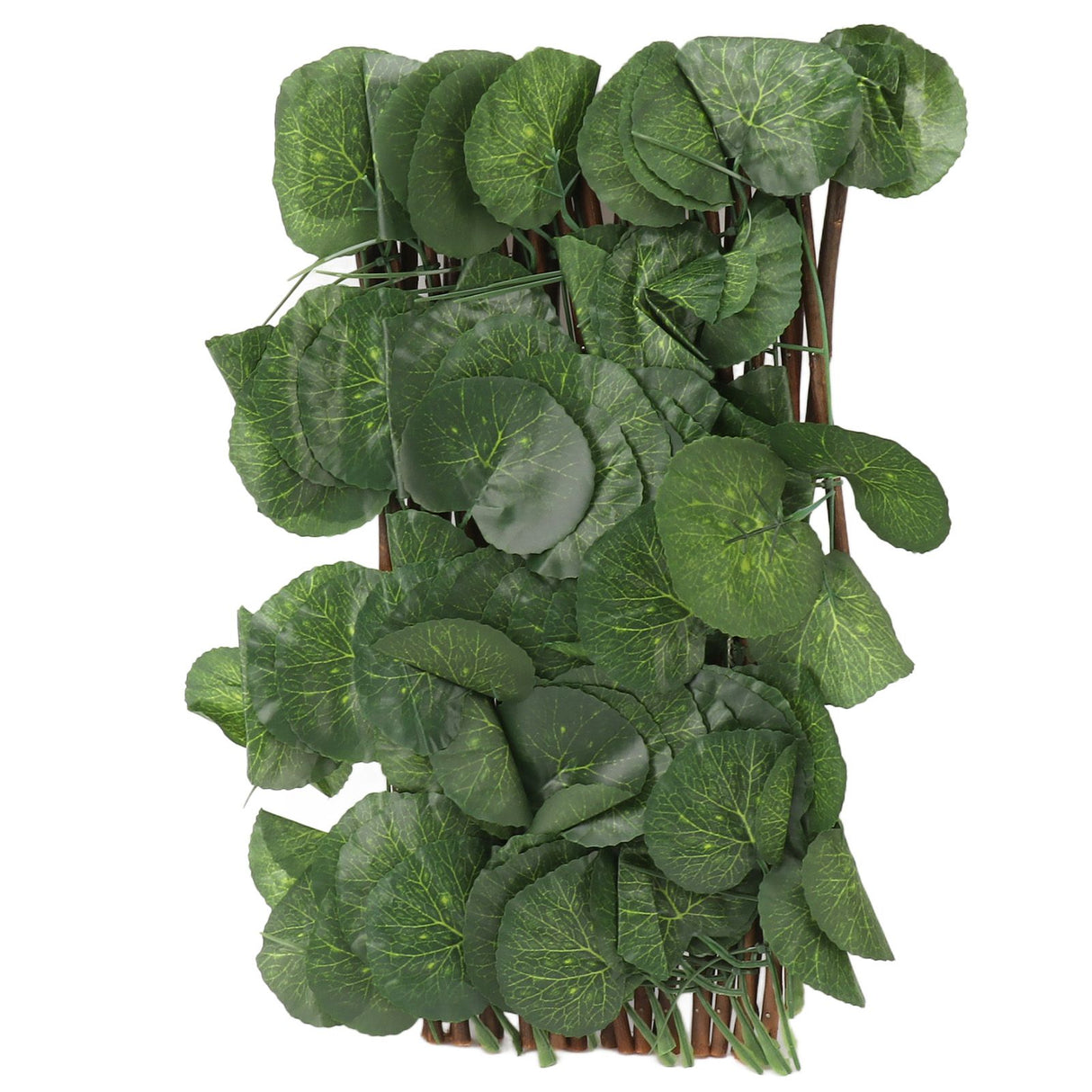 Artificial Hedges Fence Simulation Expandable Sun Protection Waterproof Artificial Topiary Hedge Plant for Garden Begonia Leaf