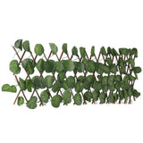 Artificial Hedges Fence Simulation Expandable Sun Protection Waterproof Artificial Topiary Hedge Plant for Garden Begonia Leaf