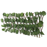 Artificial Hedges Fence Simulation Expandable Sun Protection Waterproof Artificial Topiary Hedge Plant for Garden Begonia Leaf - Extra Image